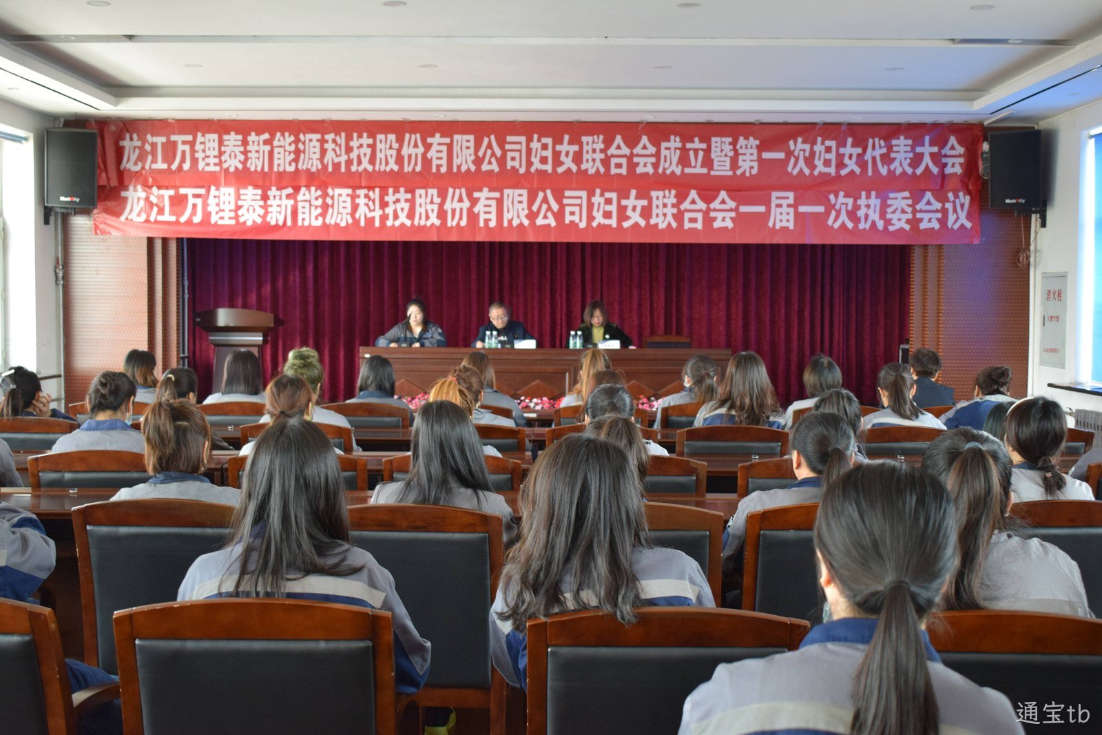 凝聚巾帼力量 奋进时代征程|通宝tb首届妇女联合会成立(图1)